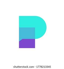 Letter P Chat Communication Logo Stock Vector Royalty Free 1778213345