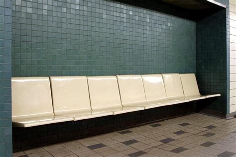 Pictures Of All The Montreal Stm Metro Station Benches Metro Station