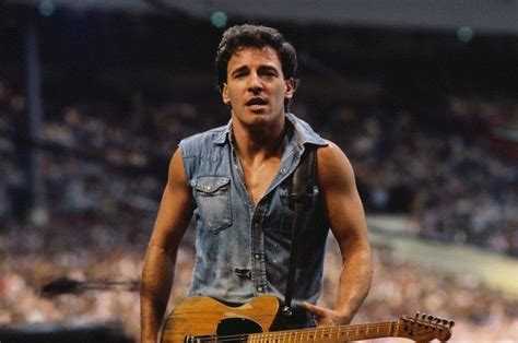 Bruce Springsteen during the "Born in the USA" tour. | Bruce ...