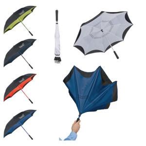 Promotional Lisa 46 Colorized Manual Inversion Umbrella