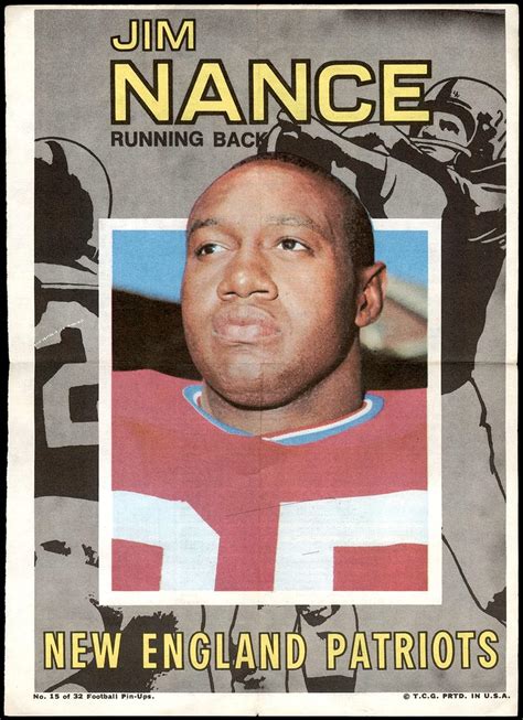 Amazon Topps Jim Nance New England Patriots Football