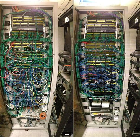 Cable Organization Before And After Do You Need Cable Management