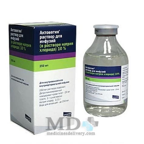 Actovegin For Injection 10 250ml Buy Online On