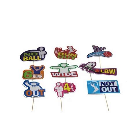 Party Paper Cricket Photo Prop Set At Rs 120pack In Mumbai Id