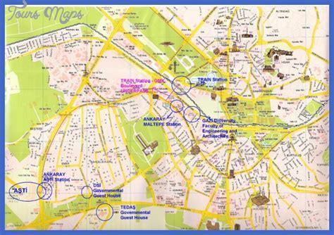 Ankara Map - ToursMaps.com