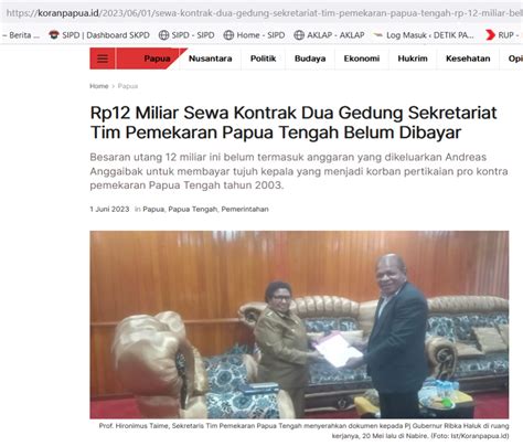 Pj Gubernur Papua Tengah Ribka Haluk Masalah Sewa Kontrak Dua Gedung