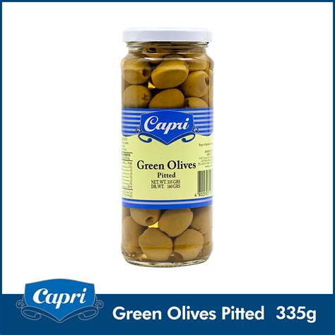 Capri Green Olives 335g Pitted Shopee Malaysia