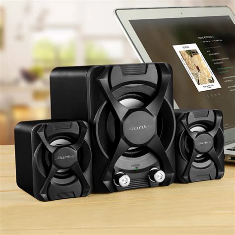 VirWir Computer Speaker USB 2.1 Wired Powered Multimedia Speaker ...