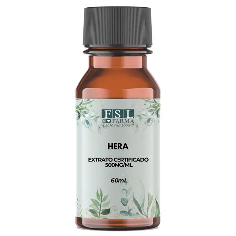 Extrato De Hera Hedera Helix Vegan Mg Ml Ml