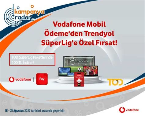 Vodafonedan Trendyol Süper Lige özel indirim kampanyası