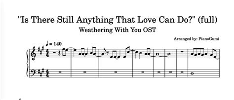 Full Weathering With You Ost Is There Still Anything That Love Can