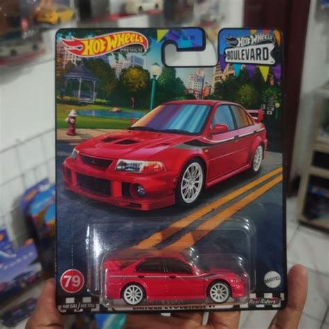 Jual Hot Wheels Lancer Evolution VI Boulevard Series Kota Surabaya Toyscill Tokopedia