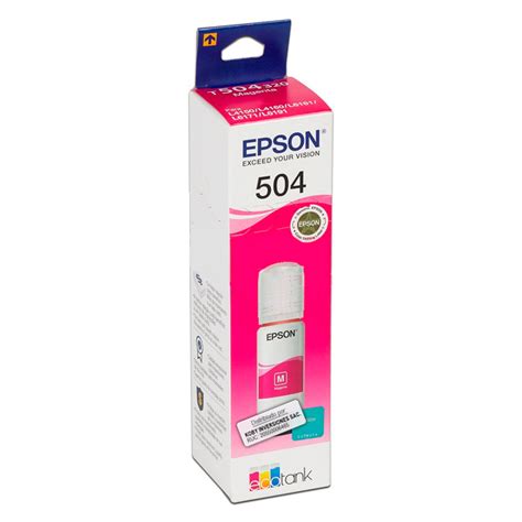 Ripley KIT 4 TINTAS EPSON T504 ECOTANK TINTA CONTINUA L4150 L4160 L6270