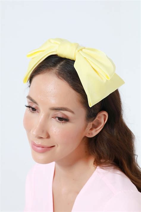 Wide Bow Headband Femi9