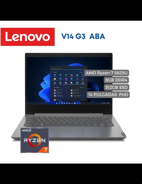 Port Til Lenovo V G Aba Amd Ryzen U Gb Ssd Fhd A