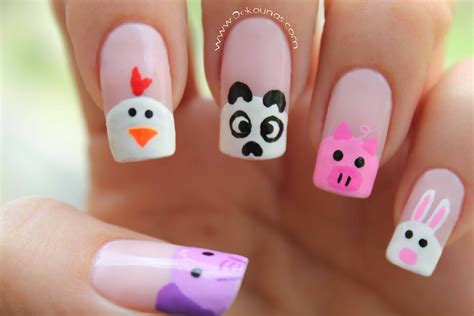 YouTube Diseños de uñas infantil Diseños de uñas de animales