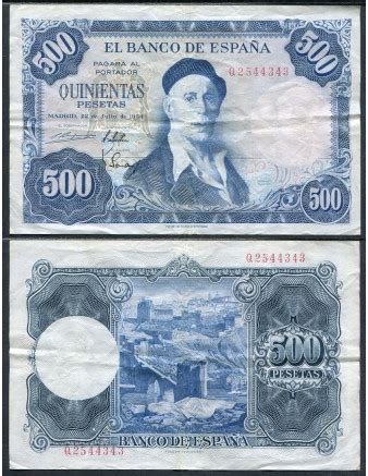 Espa A Billetes Estado Espa Ol N Mbc Vf