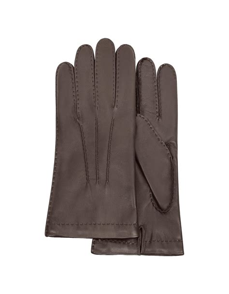 brown leather gloves for men 13