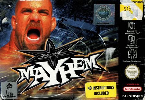 Wcw Mayhem Cover Or Packaging Material Mobygames