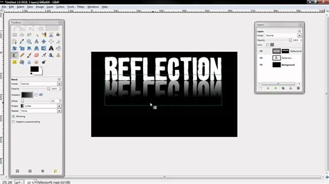 GIMP How To Make A Reflection HD YouTube