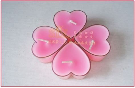 Cheap Pink Heart Shaped Scented Candles Wedding Romantic Unity Candle ...