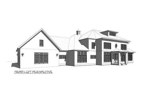 Transitional Country House Plan With Deluxe Owner S Suite And Bonus