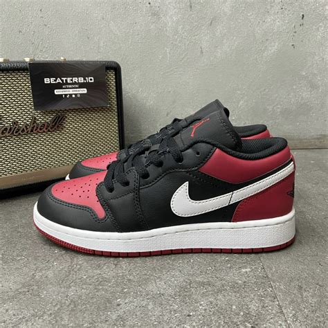 Giày AIR JORDAN 1 LOW ALTERNATE BRED TOE Chính Hãng 553558 066