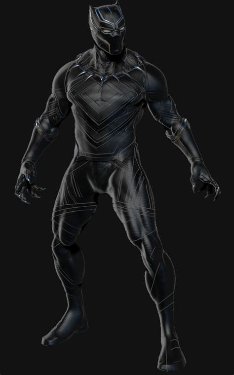 Black panther civil war suit mars – Artofit