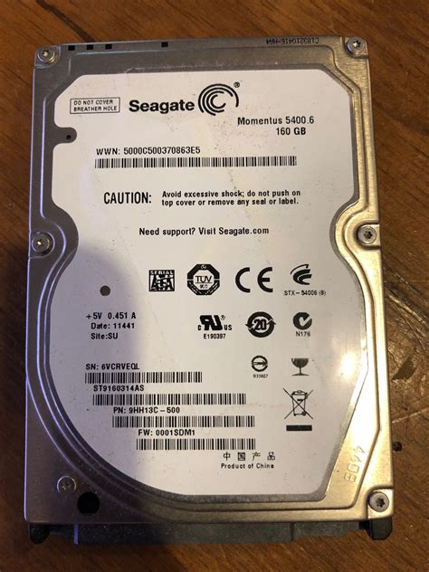 Harddrive Controller Board 100596284 for Seagate st9160314as Momentus ...