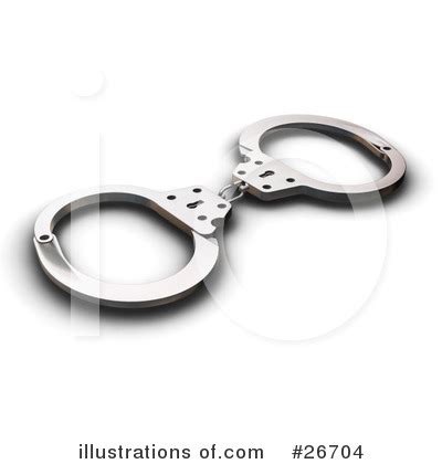 Handcuffs Clipart #26704 - Illustration by KJ Pargeter