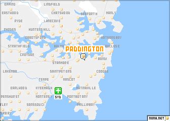 Paddington (Australia) map - nona.net