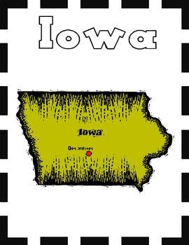 Iowa State Symbols and Research Packet by My Teaching Spirit | TpT