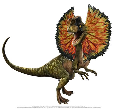 Jurassic World Primal Ops Dilophosaurus Png By Jurassicworldcards On Deviantart