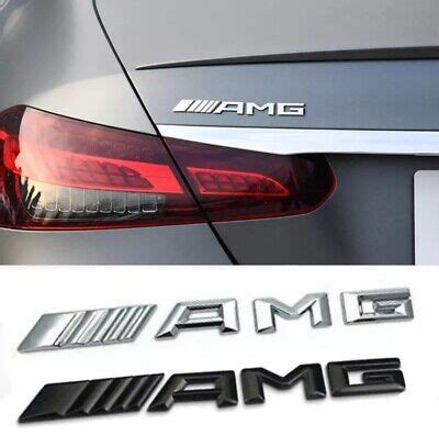 Stemma Fregio Logo Emblema Adesivo Mercedes Badge Amg Posteriore Eur