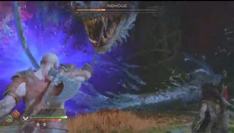 Kratos and Freya kill Nidhogg boss fight? : r/GodofWarRagnarok