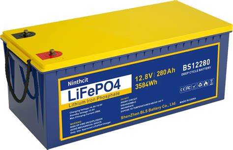 Batterie D Charge Profonde Lifepo V Ah Rechargeable Au Lithium