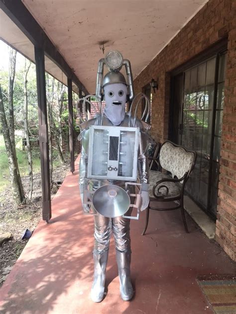 My son’s cyberman costume : r/doctorwho