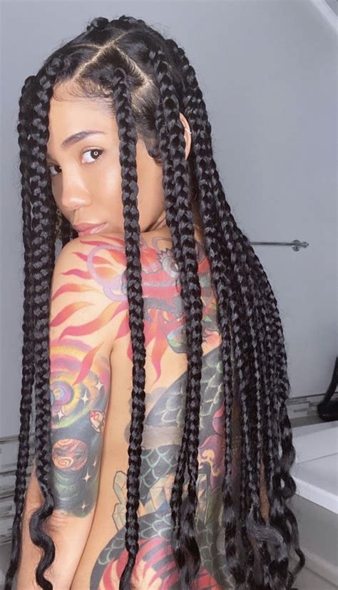 Big Box Braids Hairstyles Black Girl Braids Braided Hairstyles For