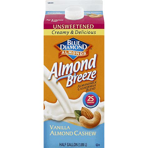 Almond Breeze Cashew Milk Unsweetened Vanilla Milk And Cream Foodtown