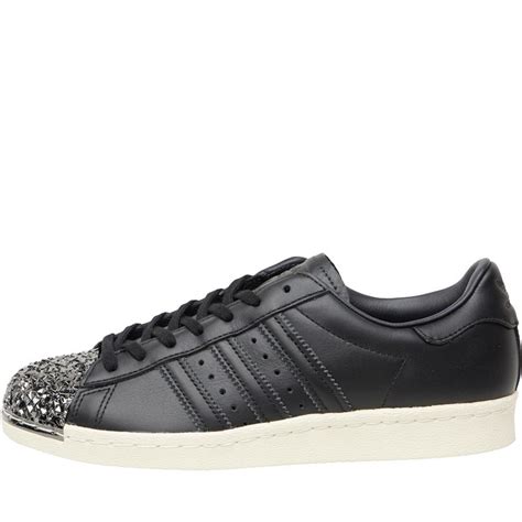 Adidas Originals Damen Superstar S D Metal Toe Sneakers Schwarz