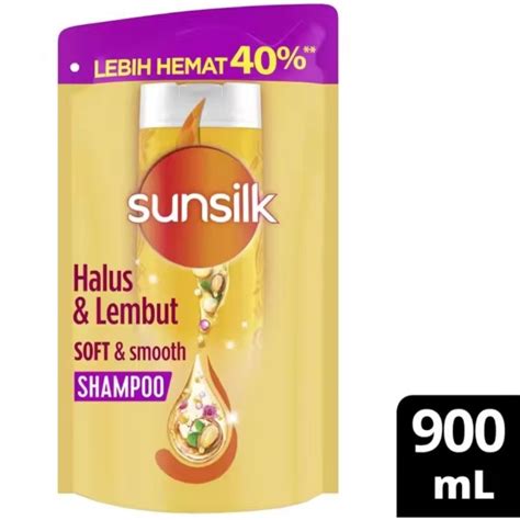 Jual Refill Shampo Sunsilk 900 Ml Sunsilk Black Shine Sunsilk Soft And Smooth 900 Ml Sunsilk