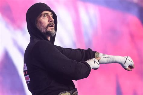 CM Punk Jack Perry Have Backstage Altercation At AEW All In