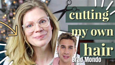 I Follow Brad Mondo S Tutorial Viral Butterfly Haircut Cutting My