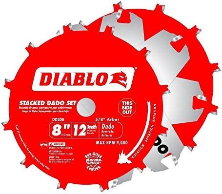 Freud Diablo Stacked Dado Set For All Saws Sd S Multi One Size