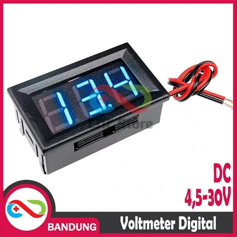 Jual DIGITAL TUBE 0 56 INCH LED DIGITAL VOLTMETER DC4 5V 30V BLUE