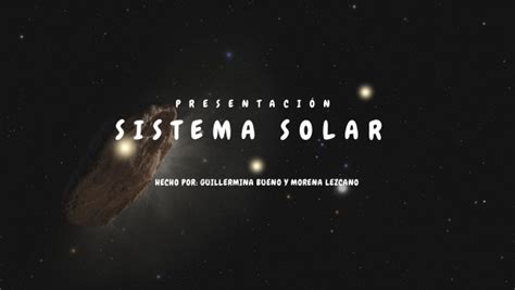 PresentaciÓn Sistema Solar