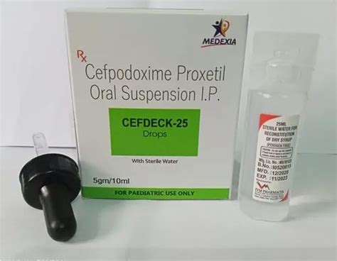 Cefpodoxime Proxetil 25 Mg Drop At Rs 75 Bottle Cefpodoxime Proxetil