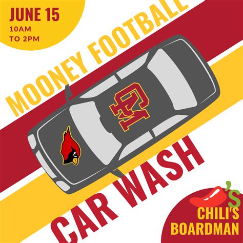 Football Car Wash - Cardinal Mooney