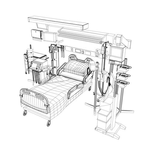 Hospital Bed Drawing At Getdrawings Free Download