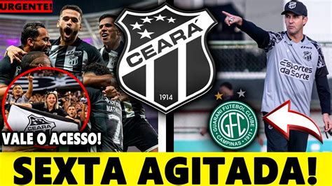 De Ltima Hora Ceara Embarca Rumo A Decis O Na Serie B Vai Subir